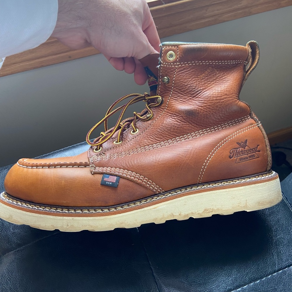 10 EE Thorgood Boots AMERICAN HERITAGE – 6″ TOBACCO SAFETY TOE